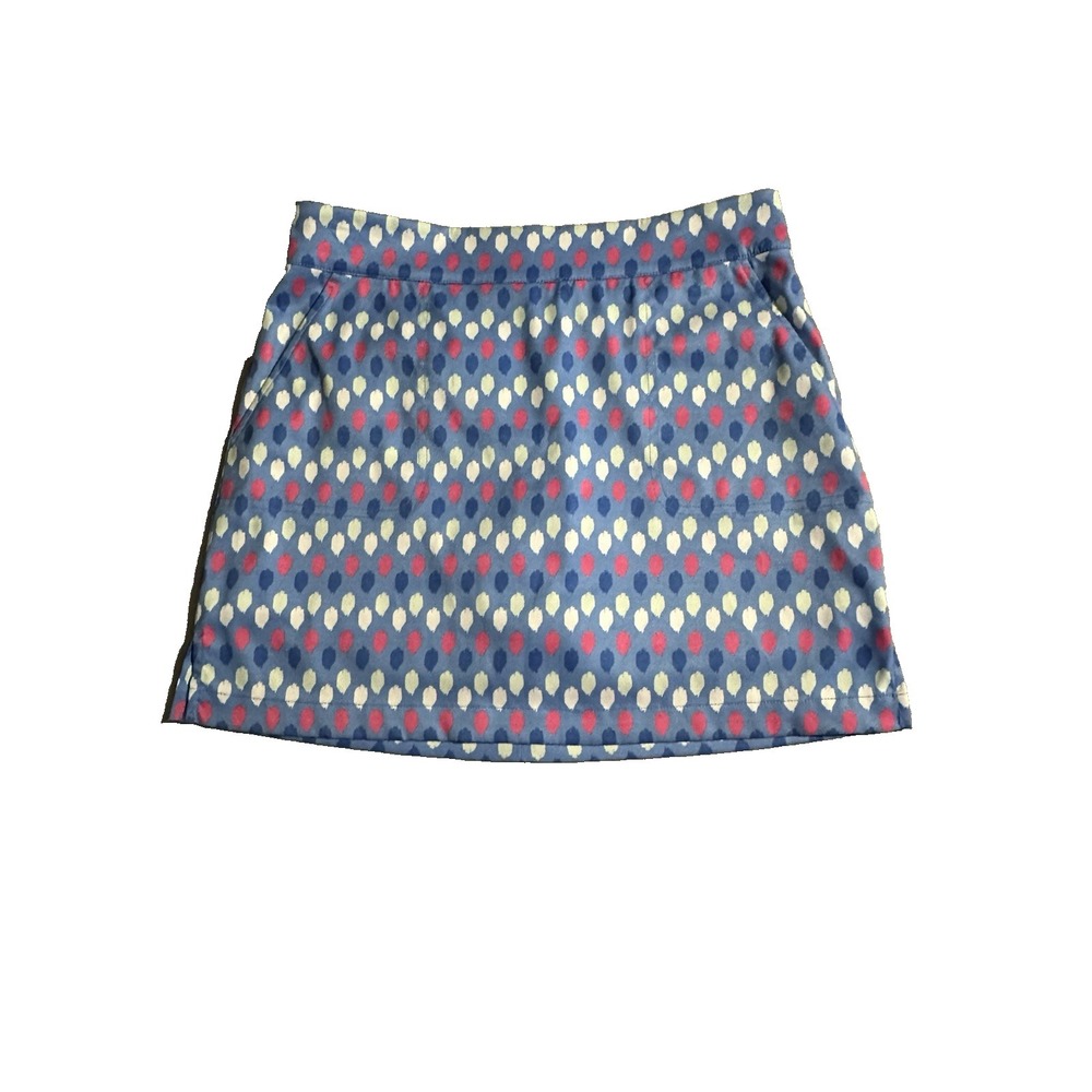 Vineyard Vines Women's Sizze 4 Golf Skort Blue Pink‎ White